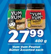 Yum Yum Peanut Butter Assorted-400g Each
