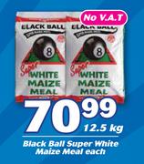 Black Ball Super White Maize Meal-12.5kg Each