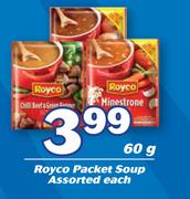 Royco Packet Soup Assorted-60g Each