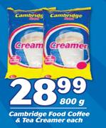 Cambridge Food Coffee & Tea Creamer-800g Each