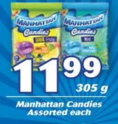 Manhattan Candies Assorted-305g Each