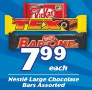 Nestle Large Chocolate Bars Assorted-Each