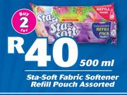 Sta Soft Fabric Softener Refill Pouch Assorted-2 x 500ml