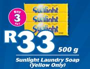 Sunlight Laundry Soap Yellow Only3x500g
