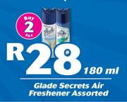 Glade Secrets Air Freshener Assorted-2 x 180ml