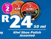 Kiwi Shoe Polish Assorted-2 x 50ml