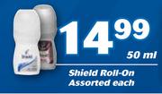 Shield Roll On Assorted-50ml Each