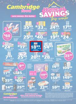 Cambridge Food Free State & Northern Cape : Home Of Savings (9 July - 28 July 2020), page 4