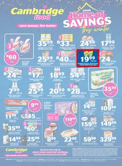 Cambridge Food Free State & Northern Cape : Home Of Savings (9 July - 28 July 2020), page 4
