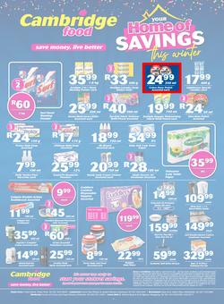 Cambridge Food Free State & Northern Cape : Home Of Savings (9 July - 28 July 2020), page 4