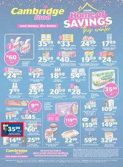 Cambridge Food Free State & Northern Cape : Home Of Savings (9 July - 28 July 2020), page 4