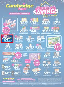 Cambridge Food Free State & Northern Cape : Home Of Savings (9 July - 28 July 2020), page 4
