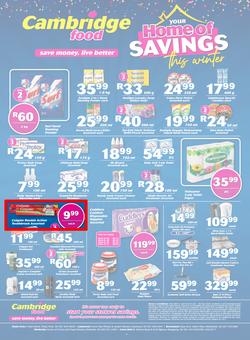 Cambridge Food Free State & Northern Cape : Home Of Savings (9 July - 28 July 2020), page 4
