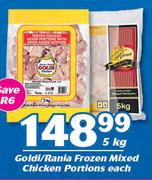 Goldi/Rania Frozen Mixed Chicken Portions-5Kg Each