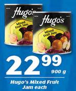 Hugo's Mixed Fruit Jam-900g Each