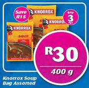 Knorrox Soup Bag Assorted-3x400g