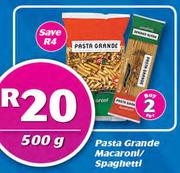  Pasta Grande Macaroni/Spaghetti-2x500g