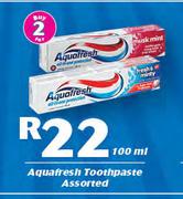 Aquafresh Toothpaste Assorted-2 x 100ml