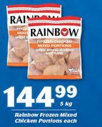 Rainbow Frozen Mixed Chicken Portions-5Kg Each