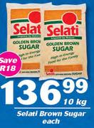 Selati Brown Sugar-10Kg Each