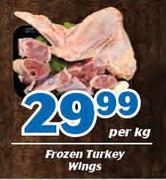 Frozen Turkey Wings-Per Kg