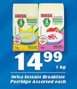 Iwisa Instant Breakfast Porridge Assorted-1Kg Each