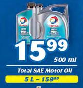 Total SAE Motor Oil-5Ltr