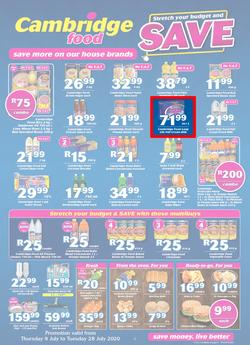 Cambridge Food Nelspruit & Seshego : Home Of Savings (9 July - 28 July 2020), page 3
