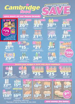 Cambridge Food Nelspruit & Seshego : Home Of Savings (9 July - 28 July 2020), page 3