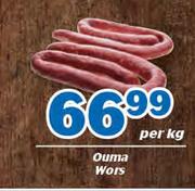 Ouma Wors-Per kg