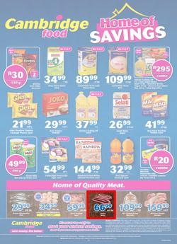 Cambridge Food Nelspruit & Seshego : Home Of Savings (9 July - 28 July 2020), page 4