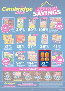 Cambridge Food Nelspruit & Seshego : Home Of Savings (9 July - 28 July 2020), page 4