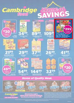 Cambridge Food Nelspruit & Seshego : Home Of Savings (9 July - 28 July 2020), page 4