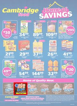 Cambridge Food Nelspruit & Seshego : Home Of Savings (9 July - 28 July 2020), page 4