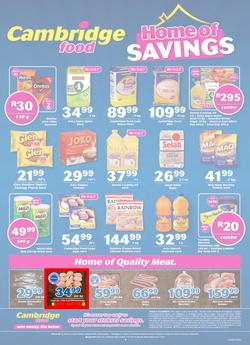 Cambridge Food Nelspruit & Seshego : Home Of Savings (9 July - 28 July 2020), page 4