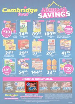 Cambridge Food Nelspruit & Seshego : Home Of Savings (9 July - 28 July 2020), page 4