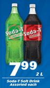 Soda-T Soft Drink Assorted-2Ltr Each