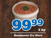 Randsaver Fry Wors-5Kg
