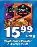 Rajah Curry Powder Assorted-100g Each
