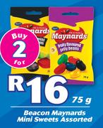 Beacon Maynards Mini Sweets Assorted-2 x 75g