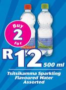 Tsitsikamma Sparkling Flavoured Water Assorted-2 x 500ml