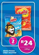Simba Potato Chips Assorted-2 x 125g
