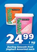 Darling Smooth Fruit Yoghurt Assorted-1Kg Each