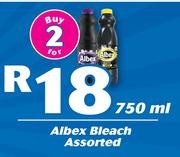 Albex Bleach Assorted-2 x 750ml