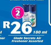 Glade Secrets Air Freshener Assorted-2 x 180ml