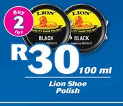 Lion Shoe Polish-2 x 100ml