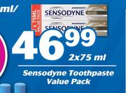 Sensodyne Toothpaste Value Pack-2 x 75ml