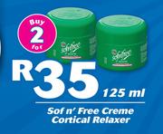 Sof n Free Creme Cortial Relaxer-2 x 125ml