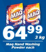 Maq Hand Washing Powder-3Kg Each