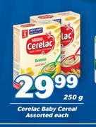 Cerelac Baby Cereal Assorted-250g Each